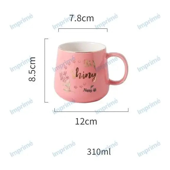 High quality Gold enamel Mug