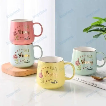 High quality Gold enamel Mug