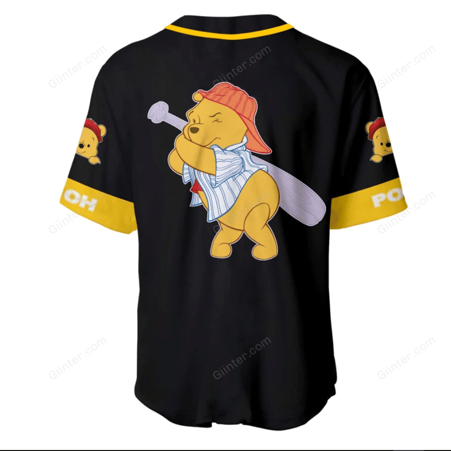 Winnie The Pooh Baseball Jersey Shirt CMZPOOH01684