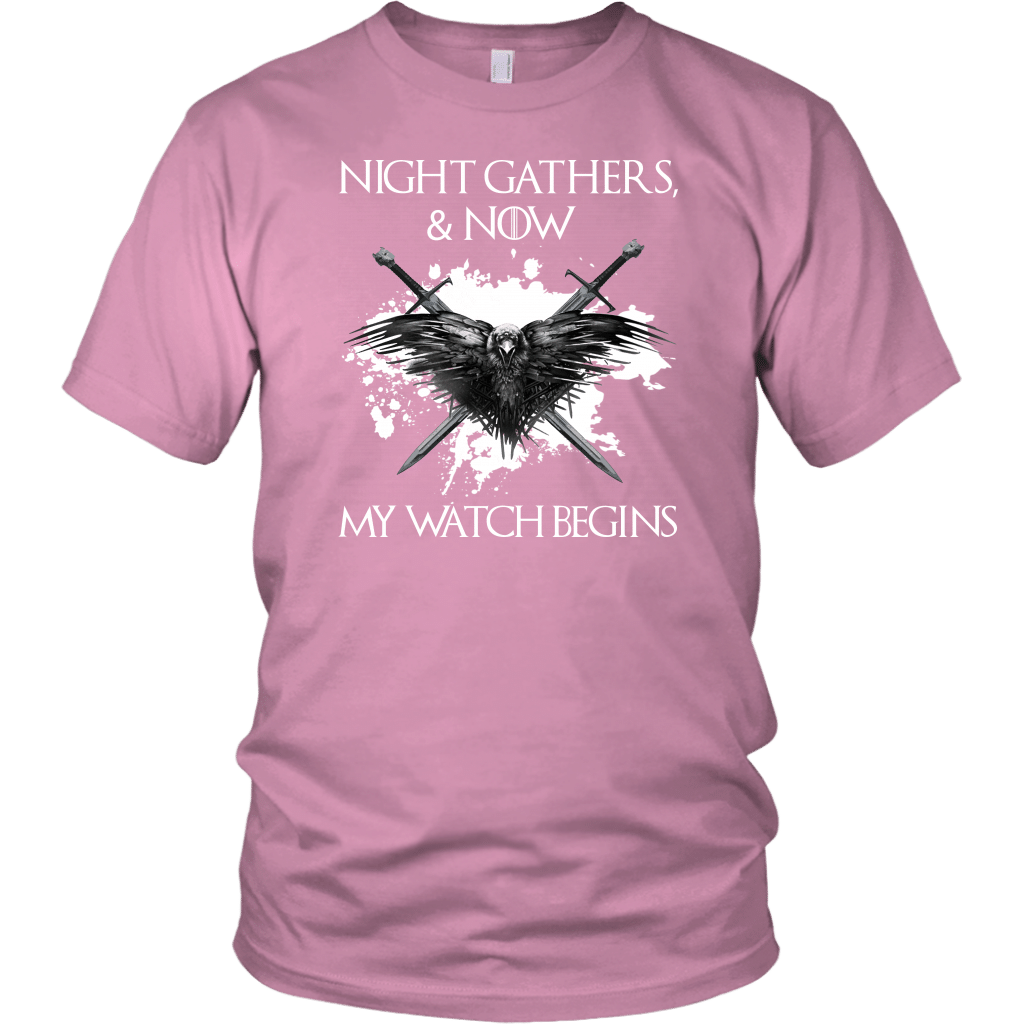 "Night gathers and now my watch begins" Game Of Thrones T-shirt/Hoodie
