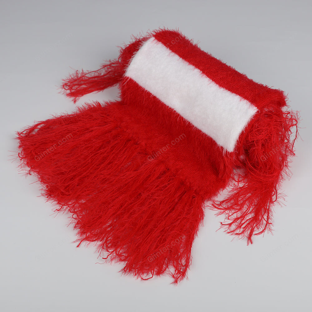 2018 Cartoon The Grinch Scarf Red And White Scarf