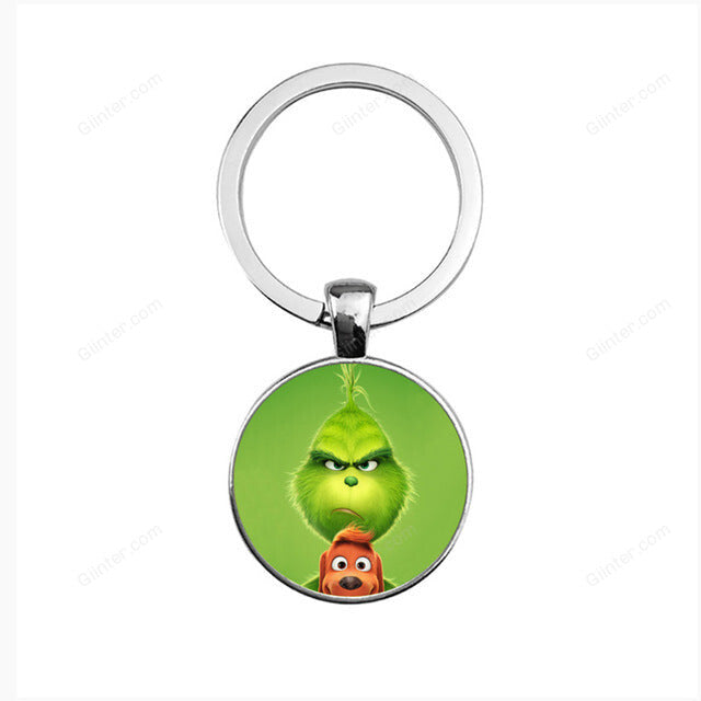 2018 Fashion Bag/Car Accessories Keychain Grinch Key Chain