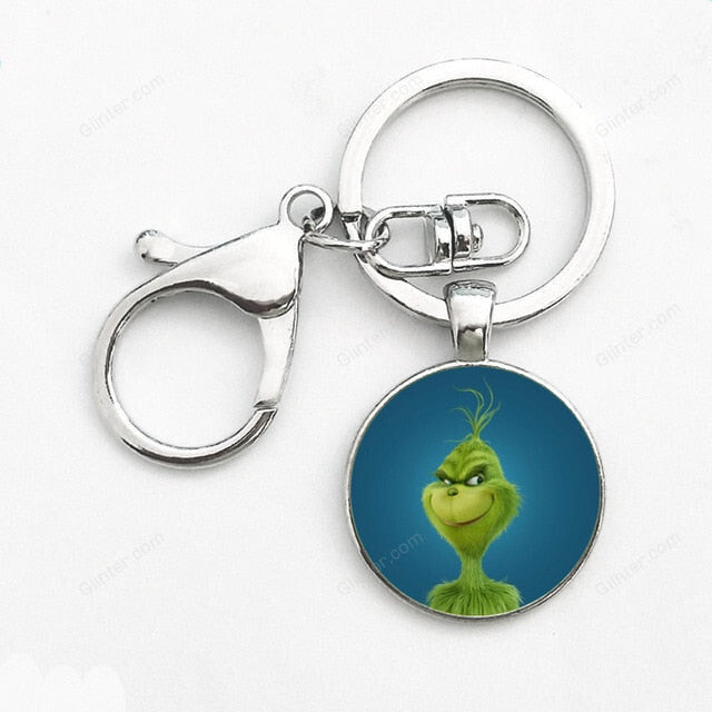 2018 Fashion Bag/Car Accessories Keychain Grinch Key Chain
