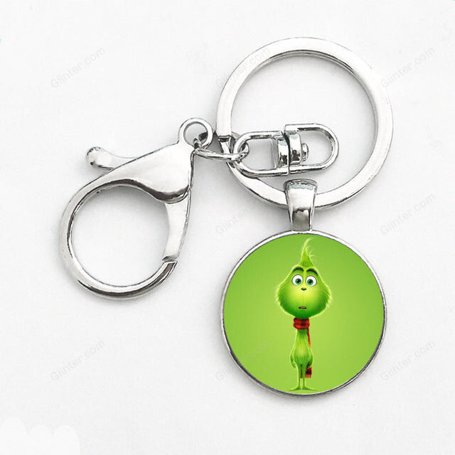 2018 Fashion Bag/Car Accessories Keychain Grinch Key Chain