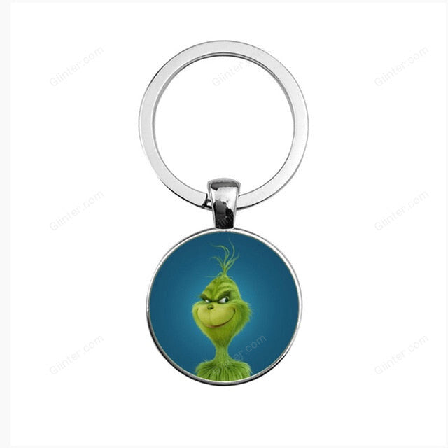 2018 Fashion Bag/Car Accessories Keychain Grinch Key Chain