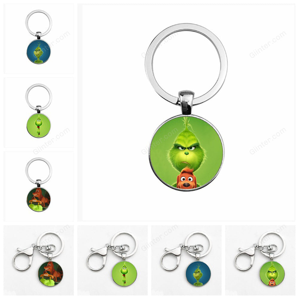 2018 Fashion Bag/Car Accessories Keychain Grinch Key Chain