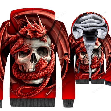 2018 New Fashion Streetwear Hip Hop Jackets Men SKULL 3D Printed