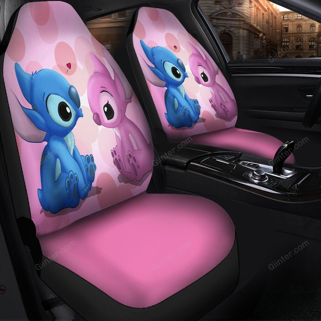 2pcs Stitch Couple Car Seat Cover GINLIST67854