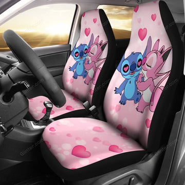 2pcs Angel Stitch Car Seat Cover GINLIST73120