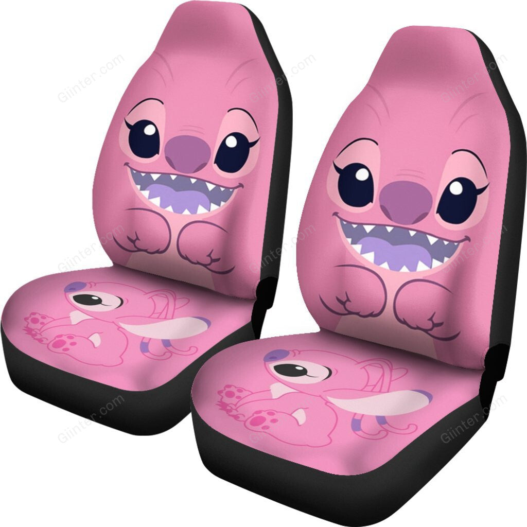 2pcs Angel Stitch Car Seat Cover GINLIST74804