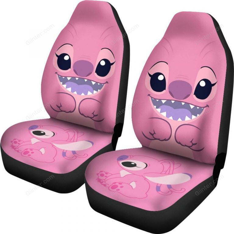 2pcs Angel Stitch Car Seat Cover GINLIST74804