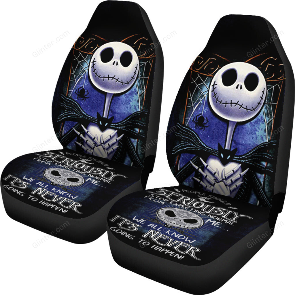 2pcs Jack Skellington Car Seat Cover 240