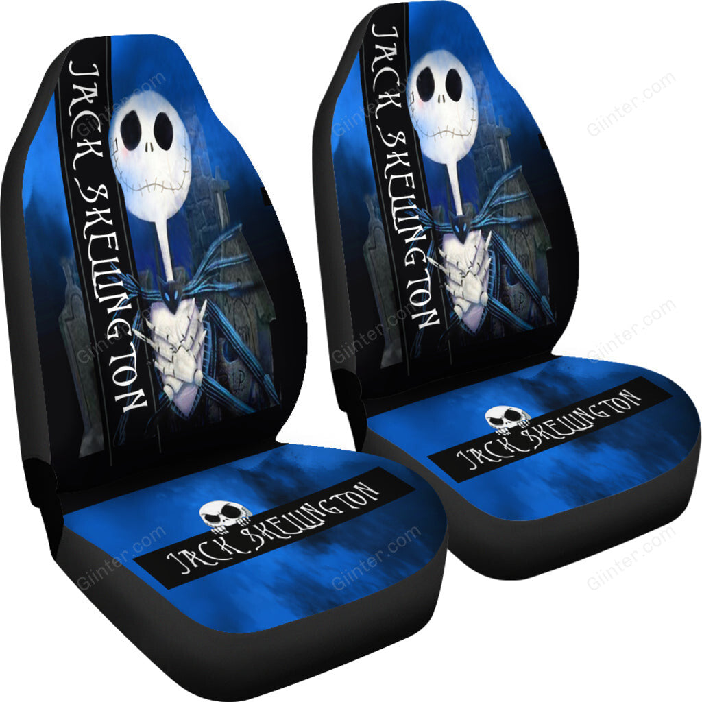 2pcs Jack Skellington Car Seat Cover 98