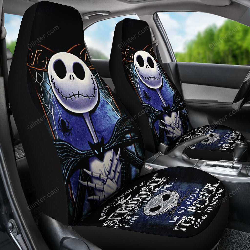 2pcs Jack Skellington Car Seat Cover 240