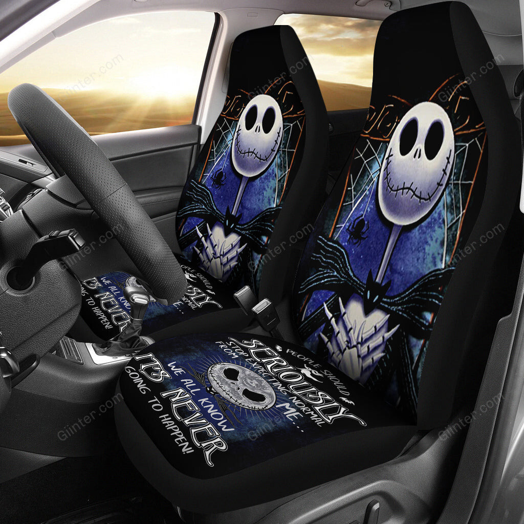 2pcs Jack Skellington Car Seat Cover 240