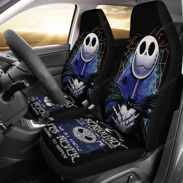 2pcs Jack Skellington Car Seat Cover 240
