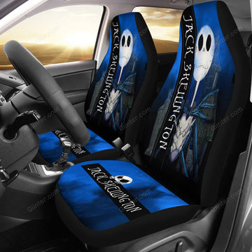 2pcs Jack Skellington Car Seat Cover 98