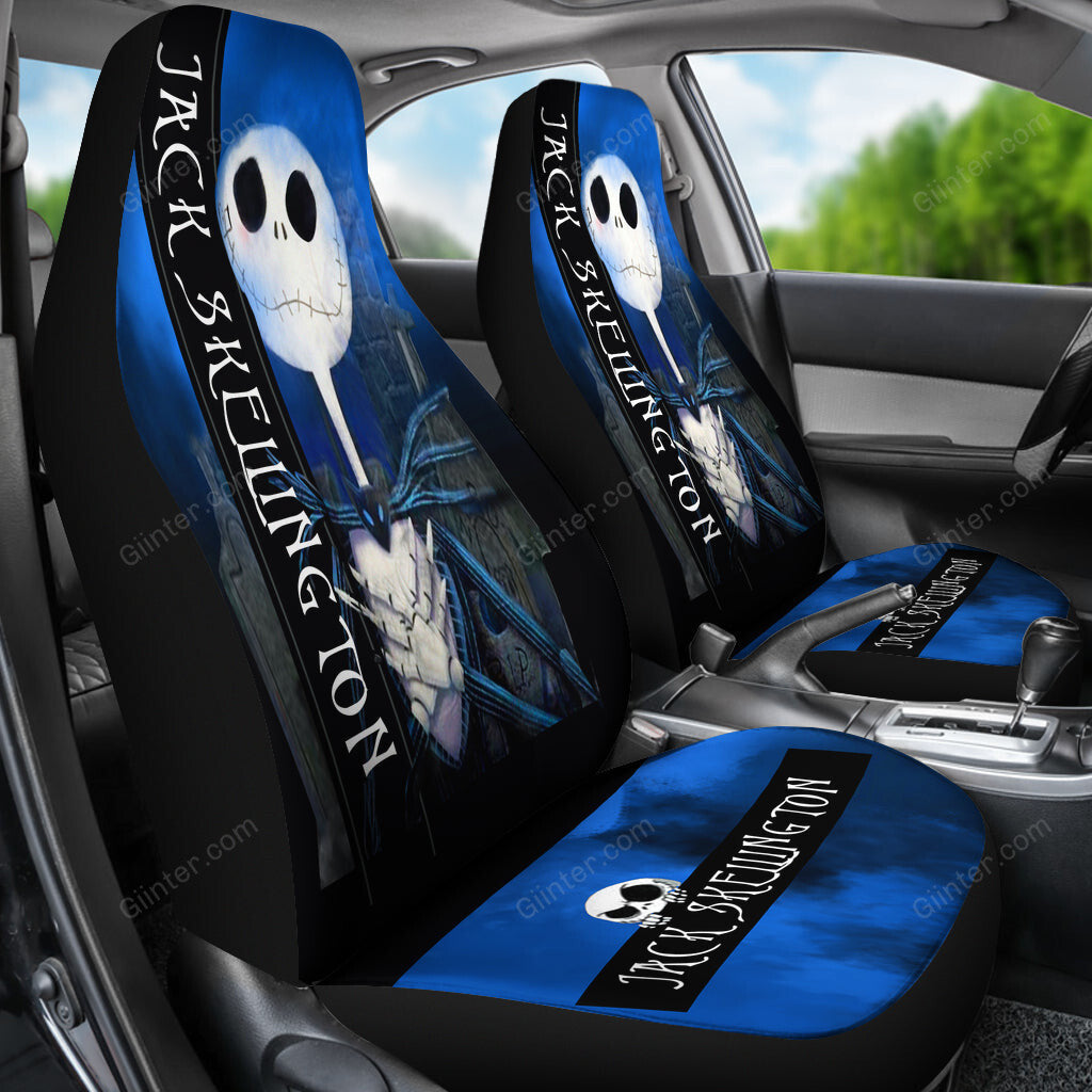 2pcs Jack Skellington Car Seat Cover 98