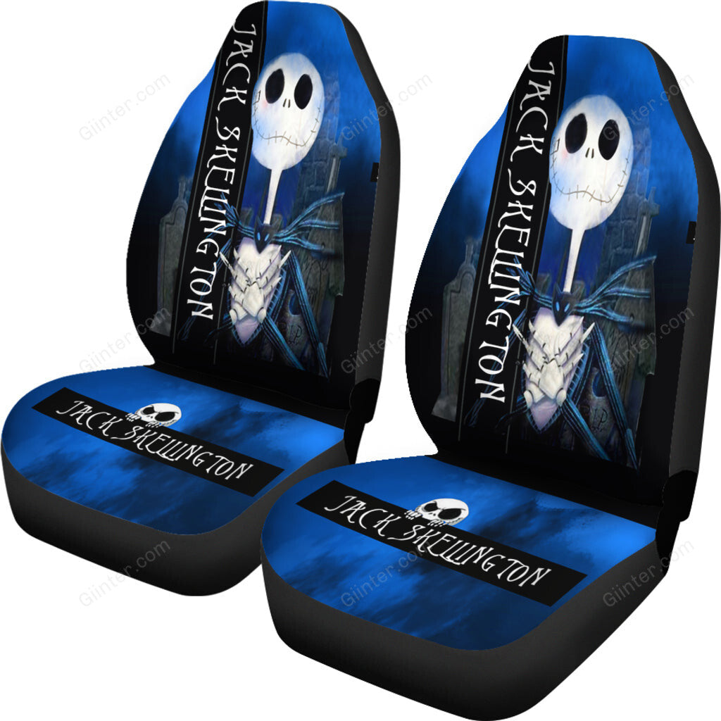 2pcs Jack Skellington Car Seat Cover 98