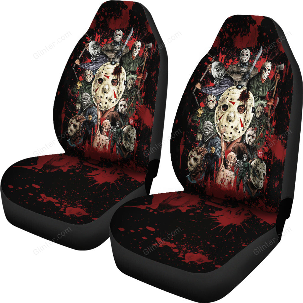 2pcs Jason Voorhees Car Seat Cover 11