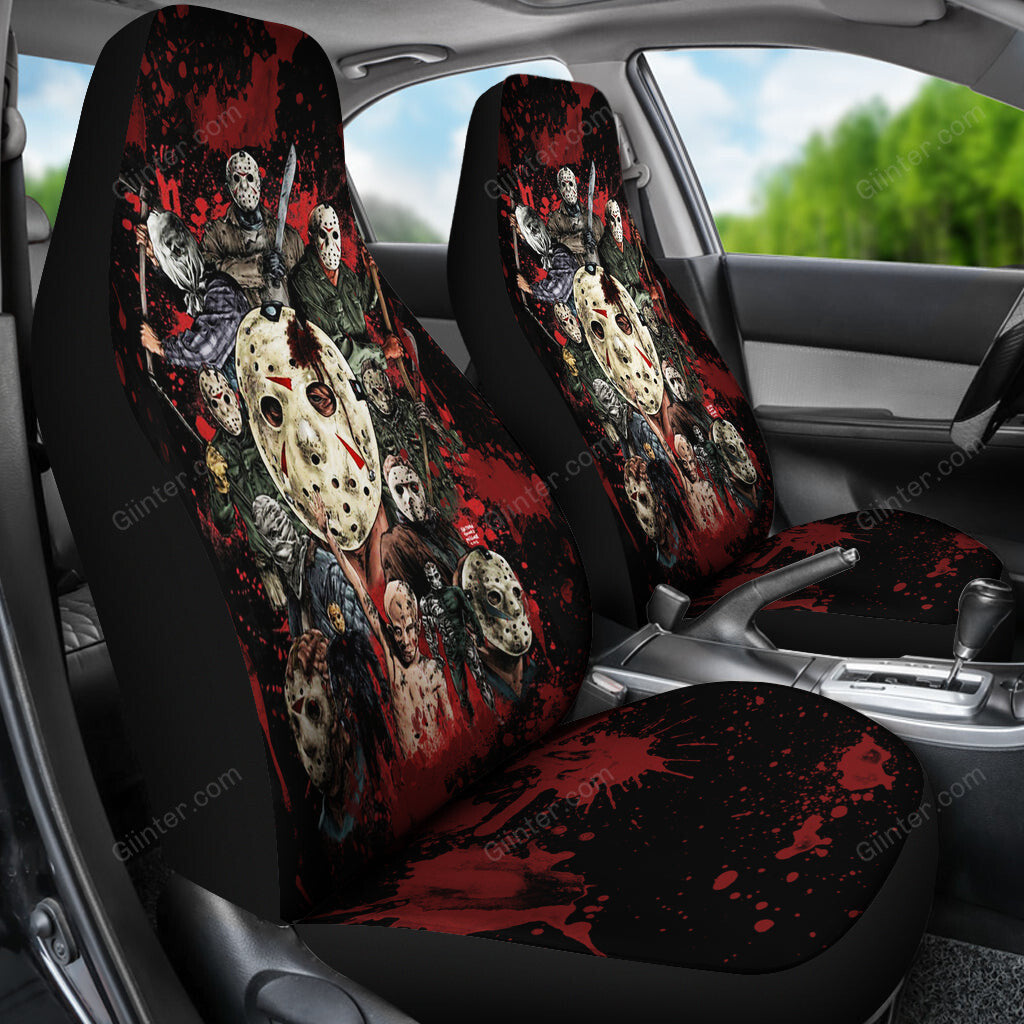 2pcs Jason Voorhees Car Seat Cover 11