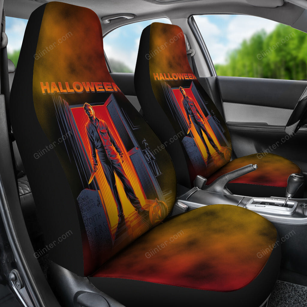 2pcs Michael Myers Car Seat Cover 47