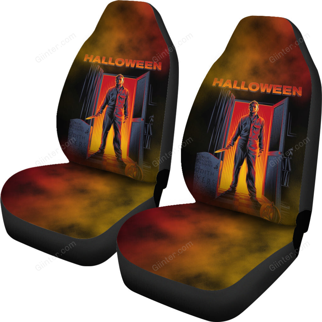 2pcs Michael Myers Car Seat Cover 47