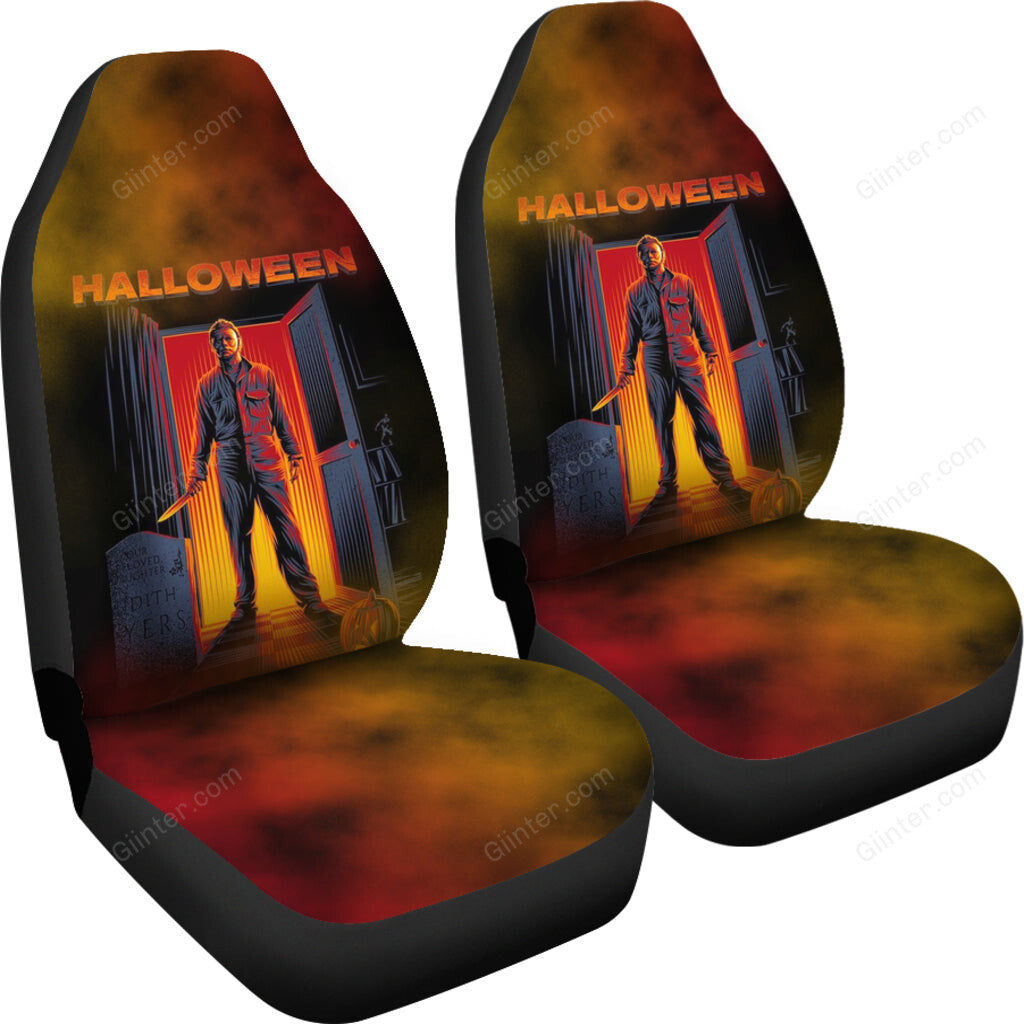 2pcs Michael Myers Car Seat Cover 47