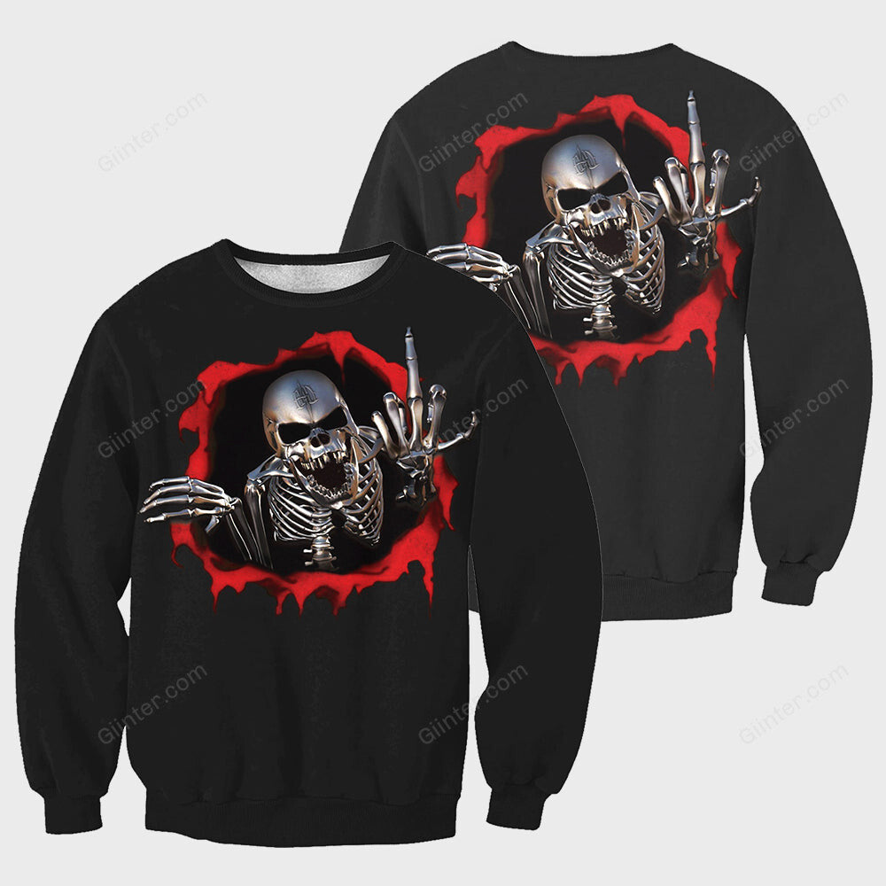 3D All Over Printed Dragon Skulls Clothes 01