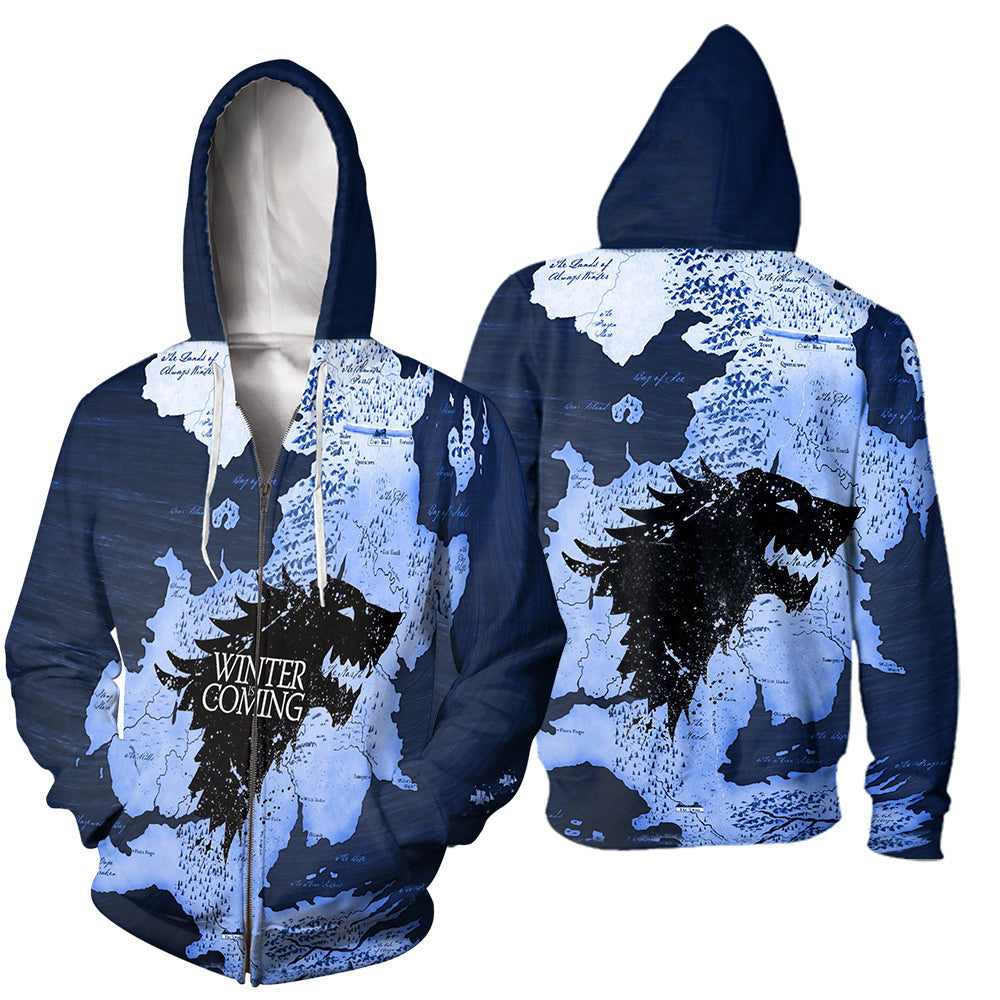 3D ALL OVER PRINTED GAME OF THRONES SWEATSHIRT