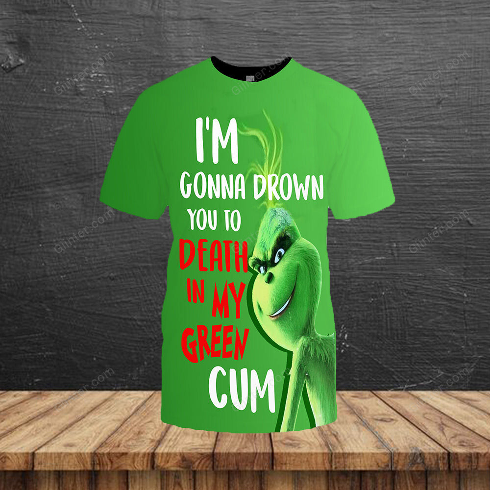 3D ALL OVER PRINTED GRINCH SWEATSHIRT