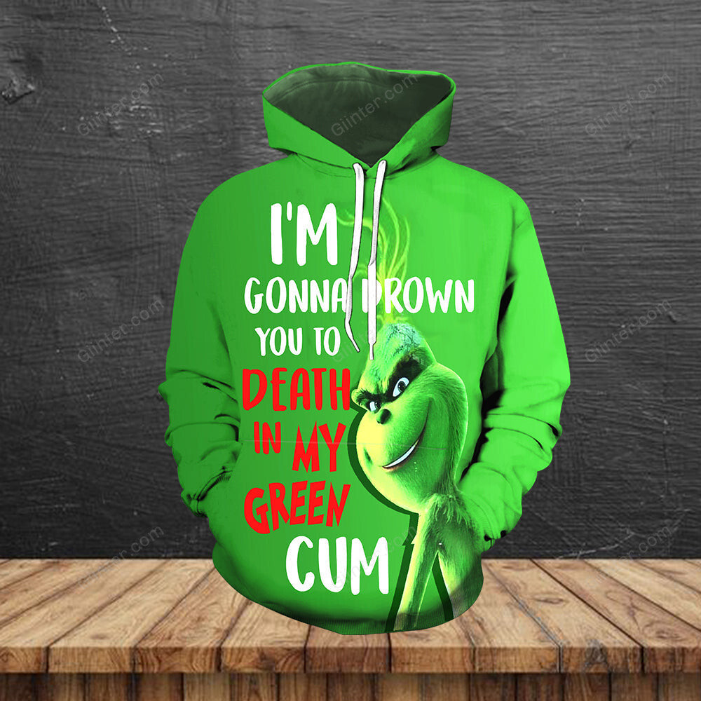 3D ALL OVER PRINTED GRINCH SWEATSHIRT