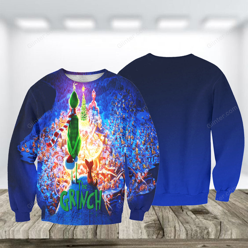 3D ALL OVER PRINTED GRINCH SWEATSHIRT 03