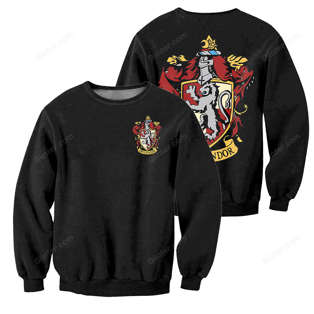 3D All Over Printed Gryffindor Harry Potter Clothes 01