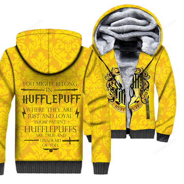 3D All Over Printed Hufflepuff Harry Potter Clothes