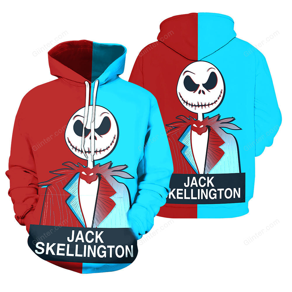 3D All Over Printed Jack & Sally Clothes
