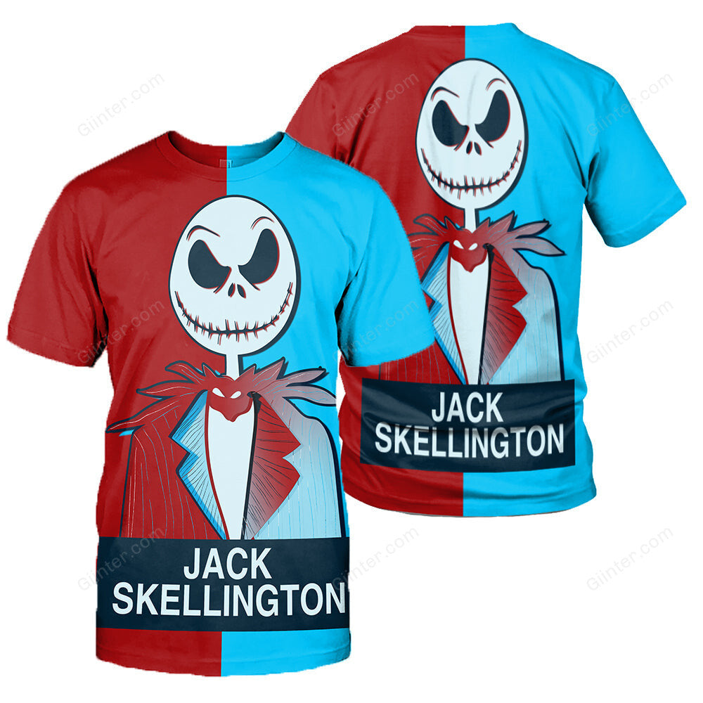 3D All Over Printed Jack & Sally Clothes