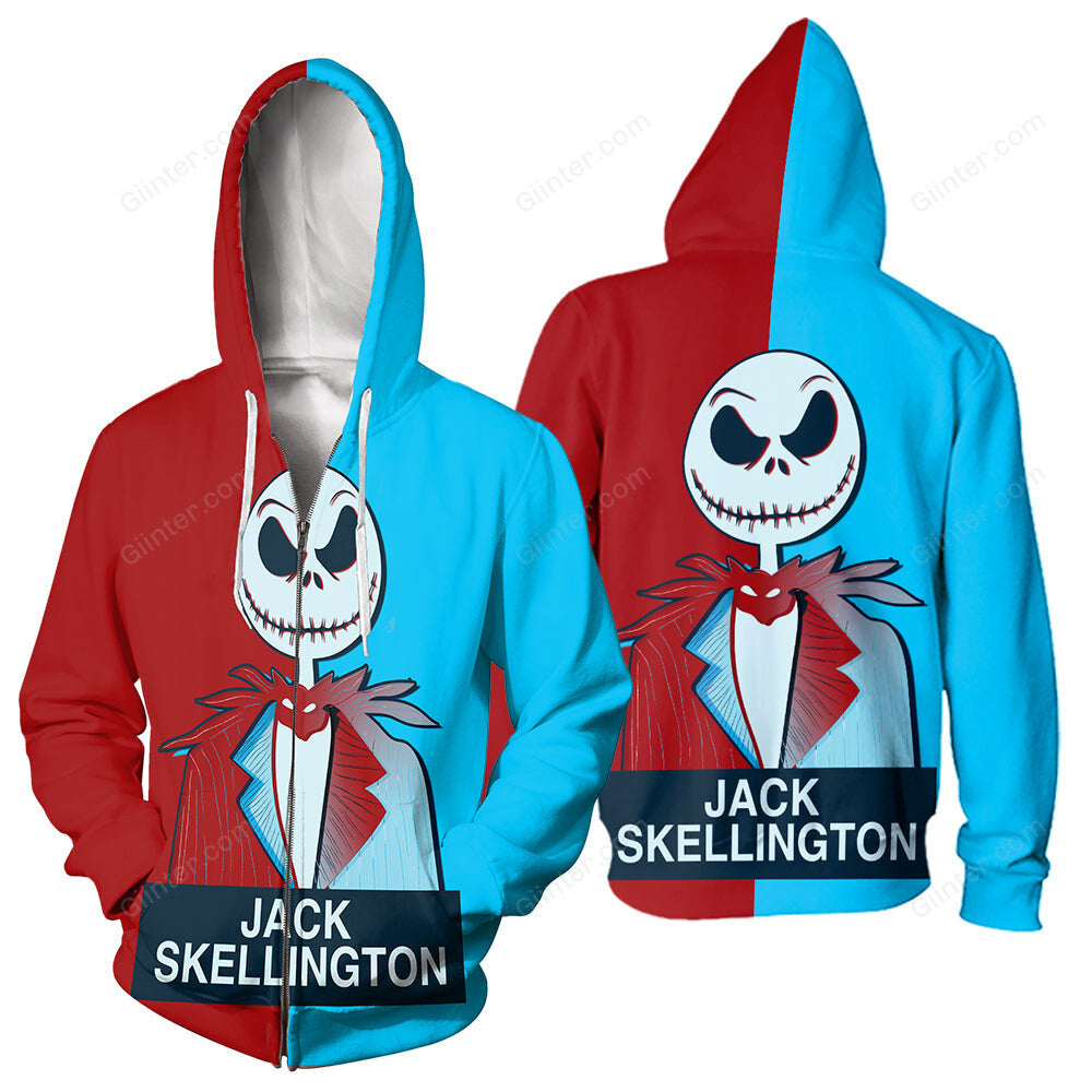 3D All Over Printed Jack & Sally Clothes
