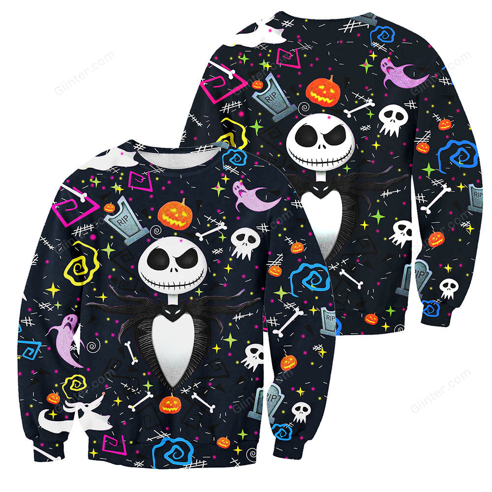 3D All Over Printed Jack Skellington Clothes