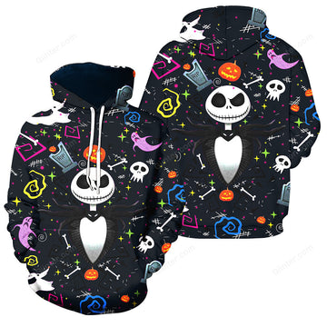 3D All Over Printed Jack Skellington Clothes