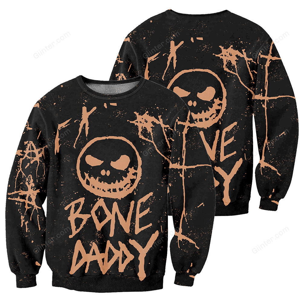 3D All Over Printed Jack Skellington Clothes - Bone Daddy