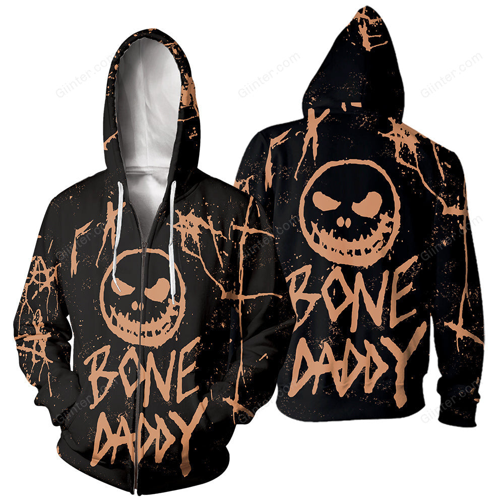 3D All Over Printed Jack Skellington Clothes - Bone Daddy