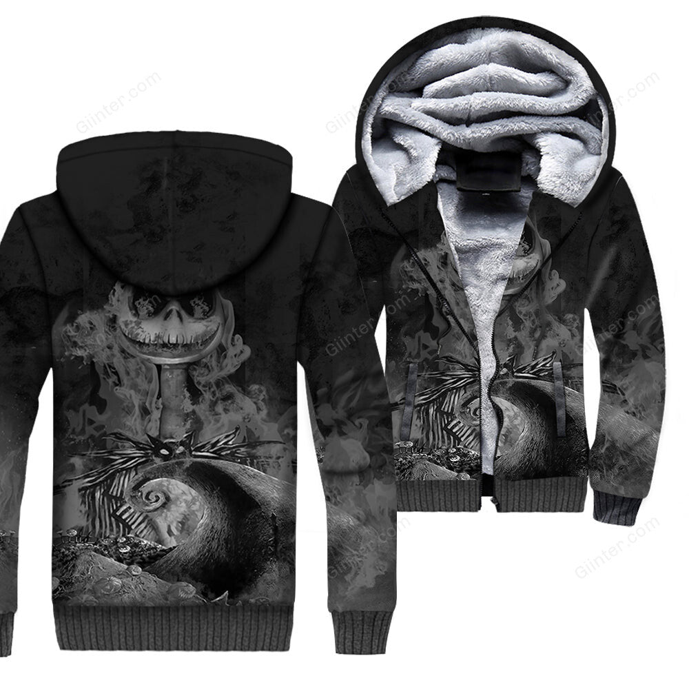 3D All Over Printed Jack Skellington Clothes - Fire Jack