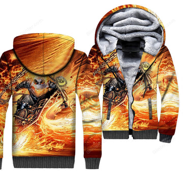 3D All Over Printed Jack Skellington Clothes - Fire Rider
