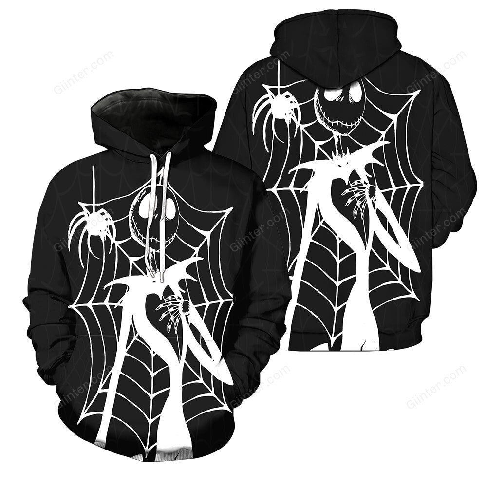 3D All Over Printed Jack Skellington Clothes - Spider Jack