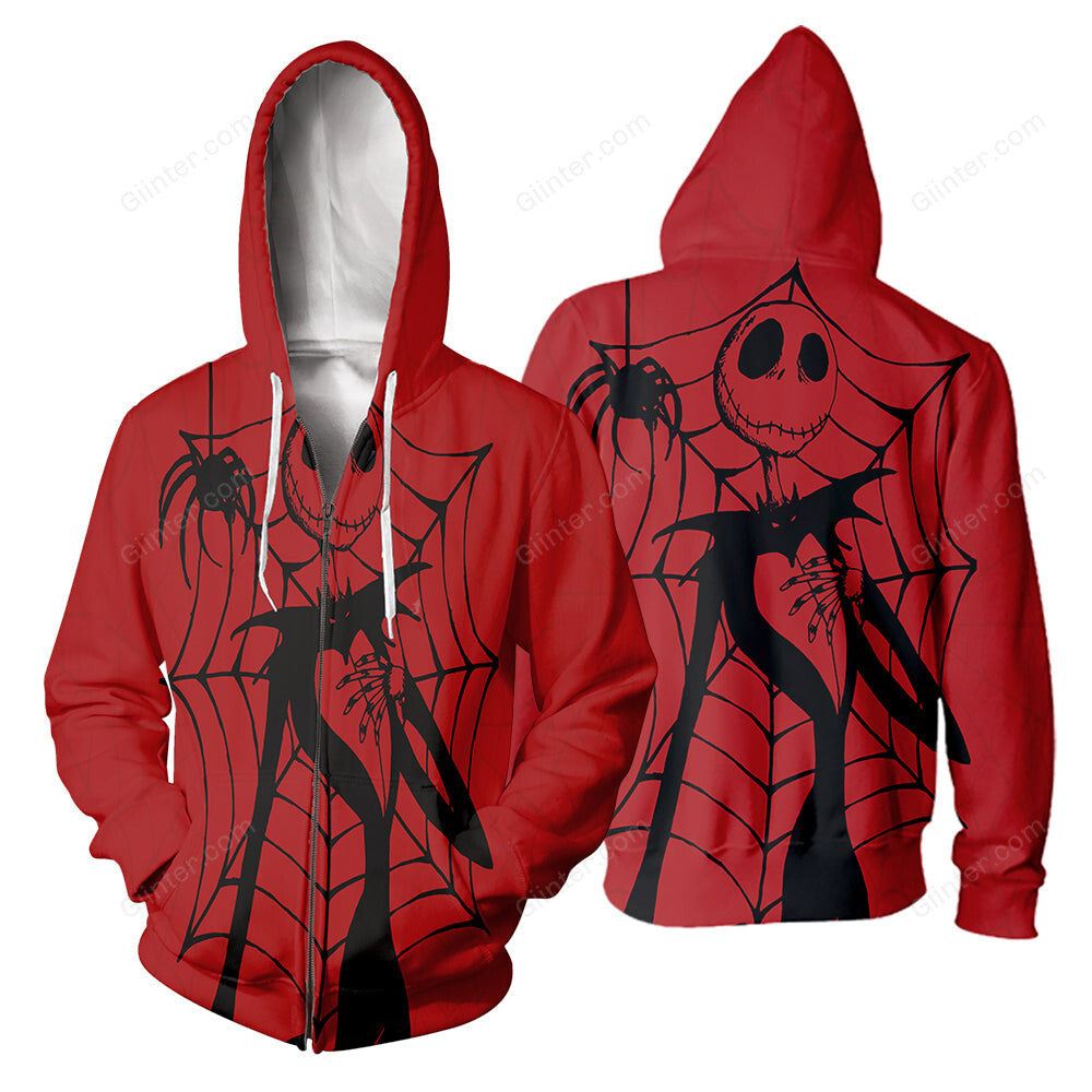 3D All Over Printed Jack Skellington Clothes - Spider Jack