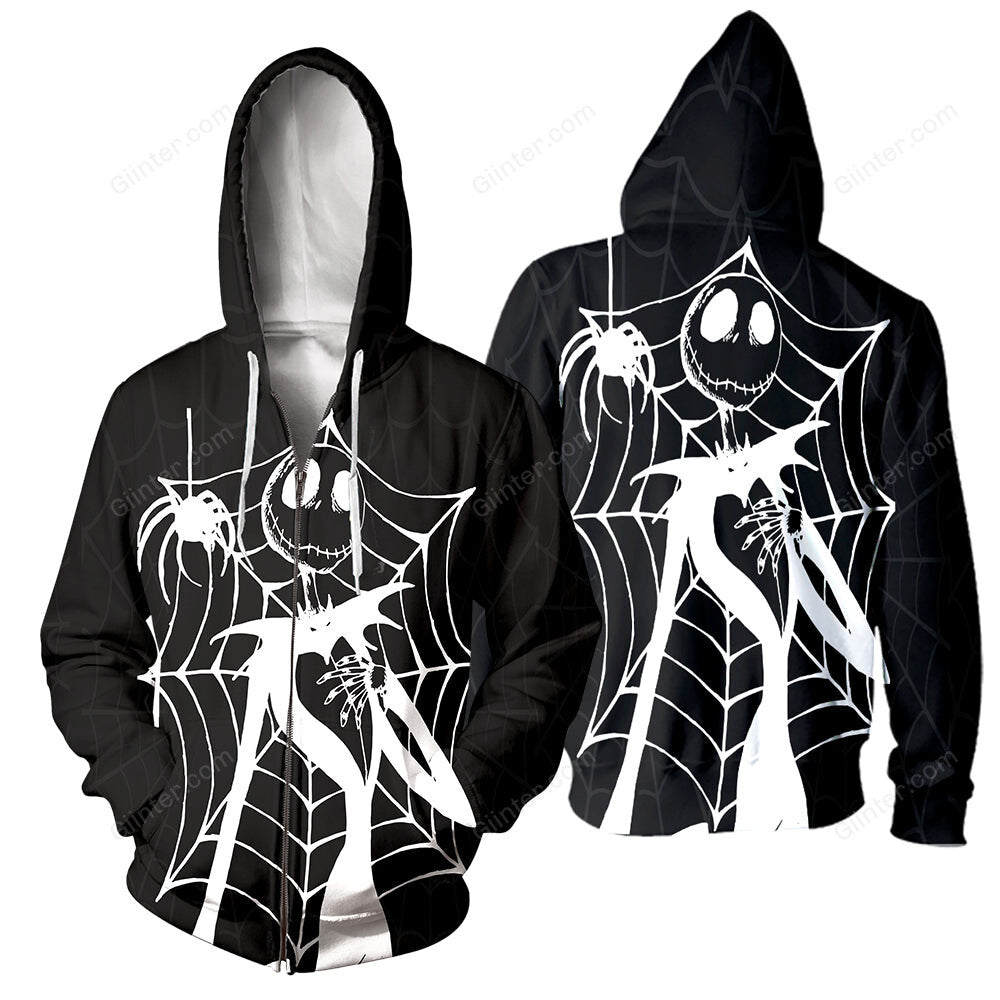 3D All Over Printed Jack Skellington Clothes - Spider Jack