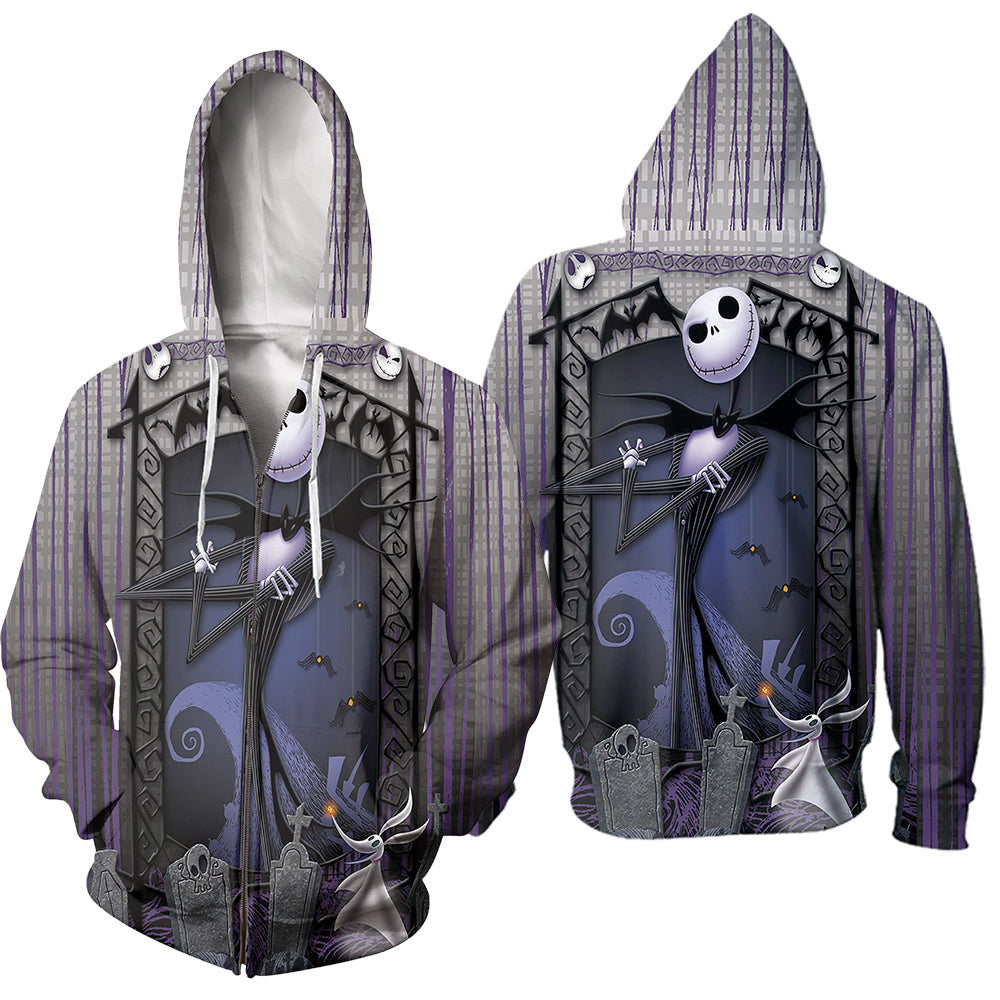 3D All Over Printed Jack Skellington Clothes 03