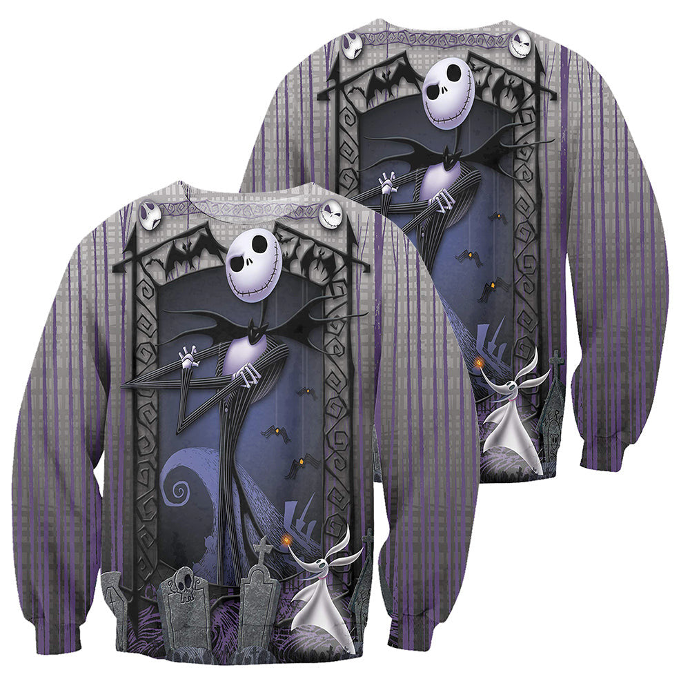 3D All Over Printed Jack Skellington Clothes 03