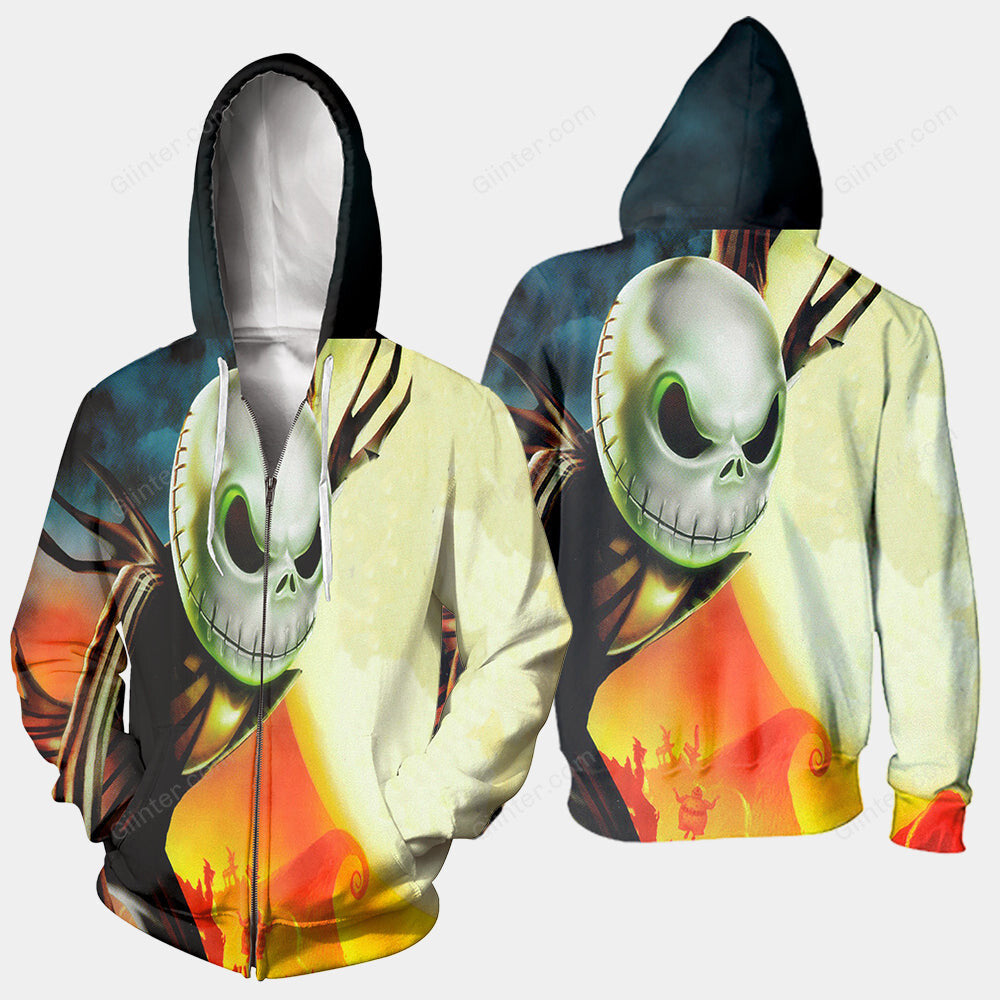 3D All Over Printed Jack Skellington Clothes 05